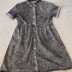 Stonewashed Gray Denim Dress